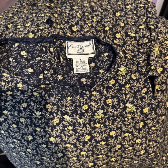 Whimsigoth Floral Maxi Dress 90s Cottagecore Prairie Sleeveless, Witchy - Picture 8 of 10